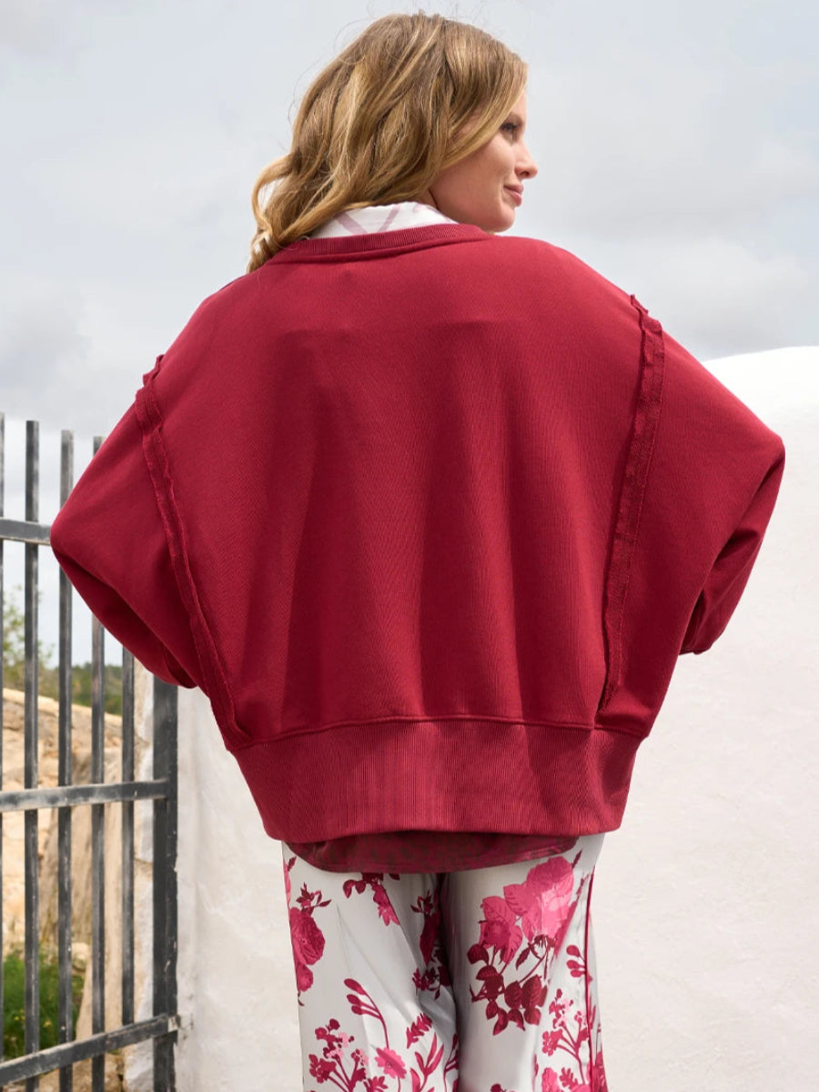 Miss Goodlife Sweatshirt Gold oversize