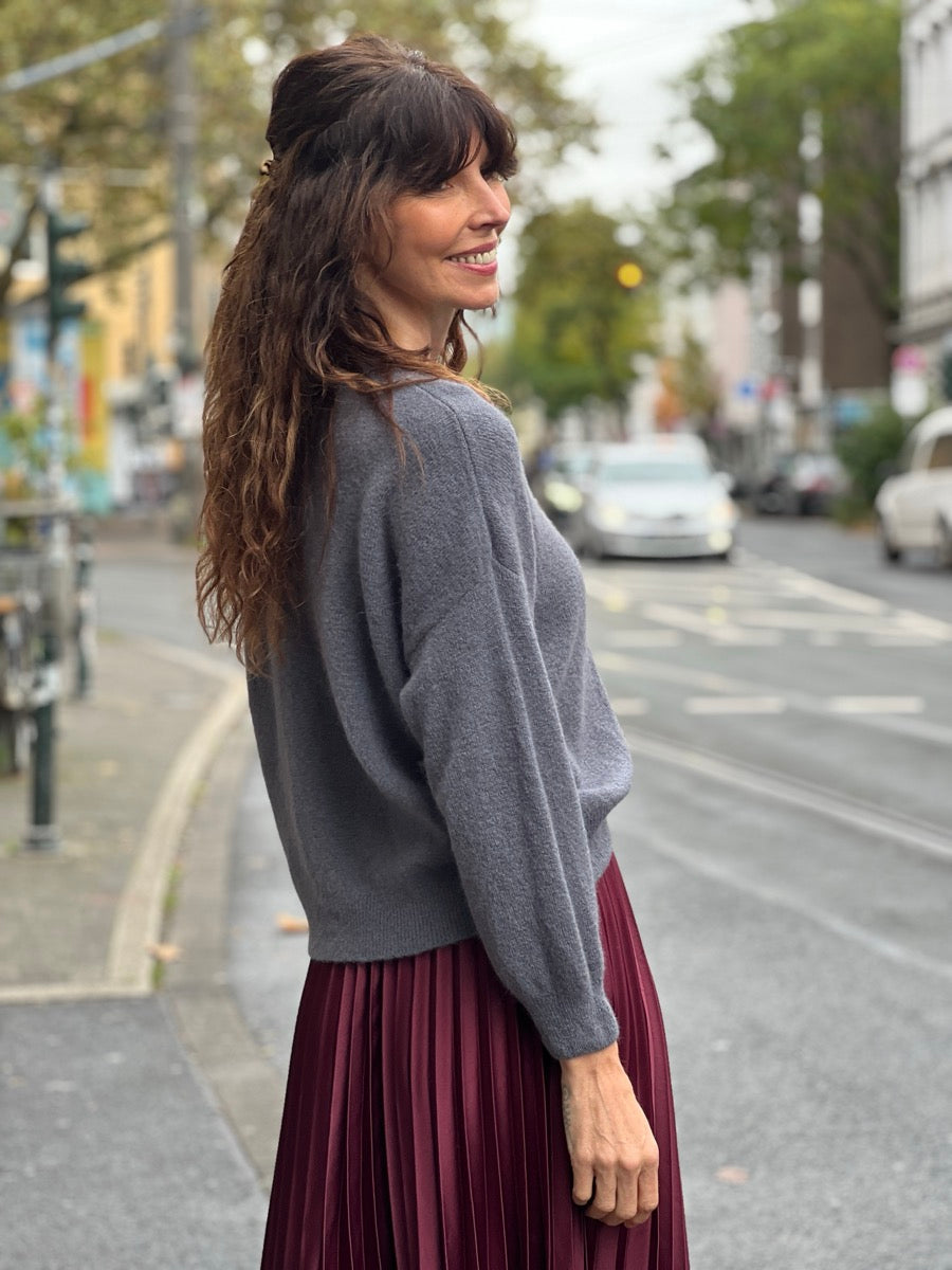 N°129 Pullover Babyalpaca Bündchen