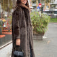 Herrlicher Mantel Tabby maxi