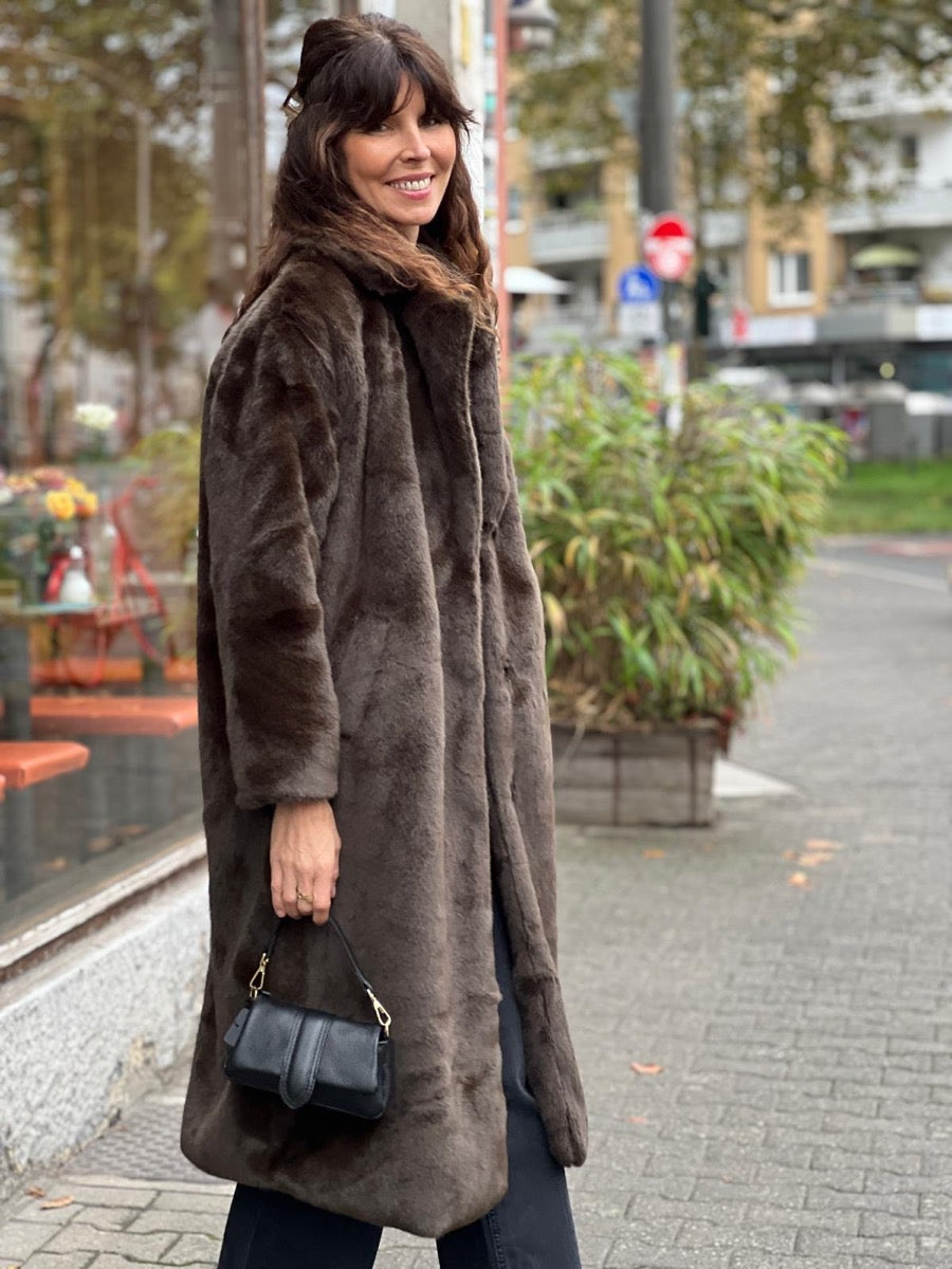 Herrlicher Mantel Tabby maxi