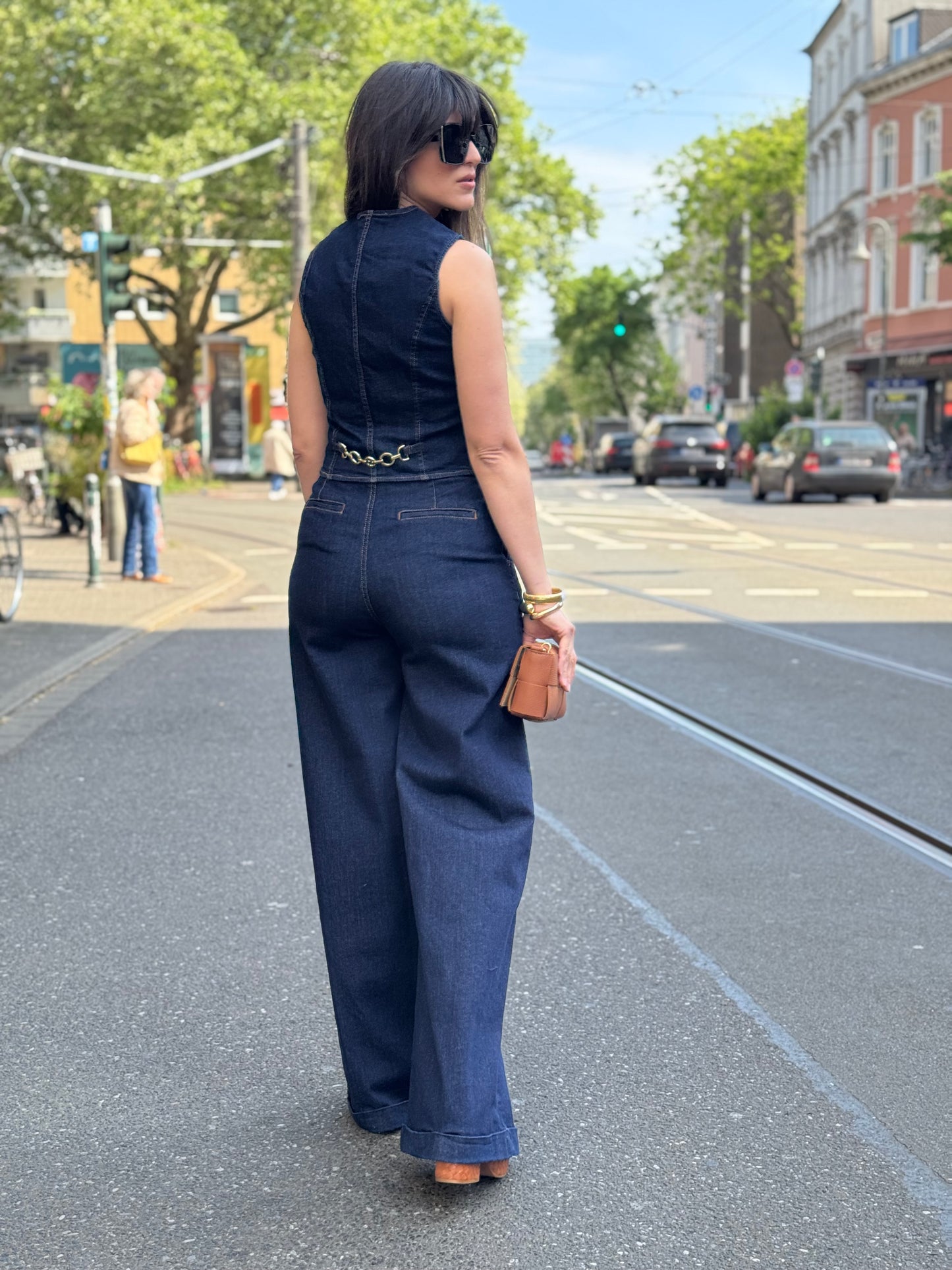 Fracomina Jeans palazzo dark