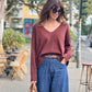 Dixie Pullover oversized V-Neck. No129 concept store Duesseldorf
