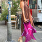 Dixie Kleid Plisee Neckholder. No129 concept store Duesseldorf