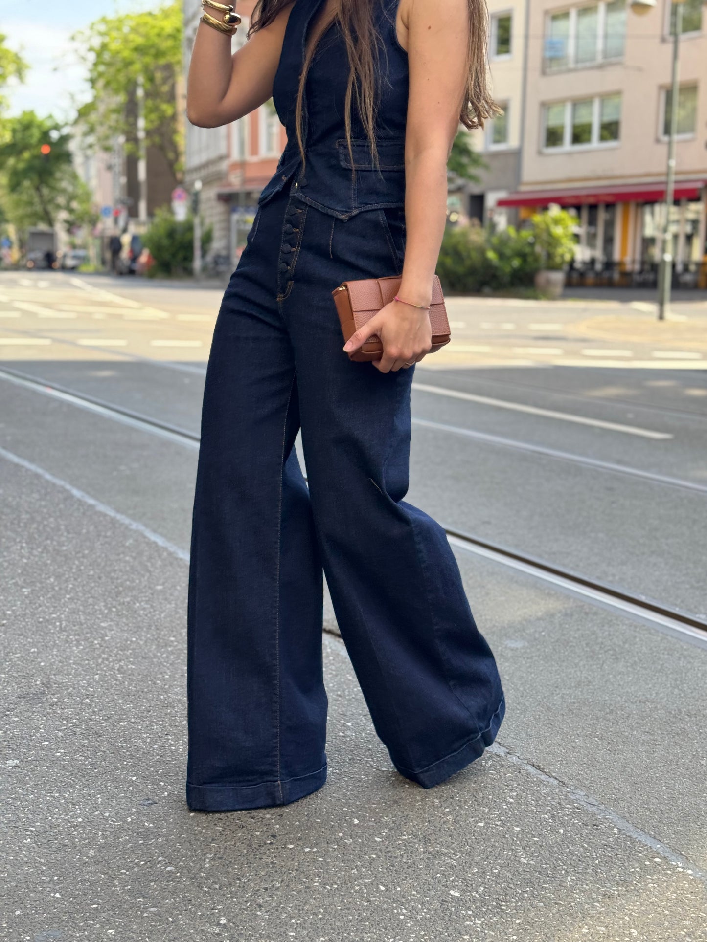 Fracomina Jeans palazzo dark