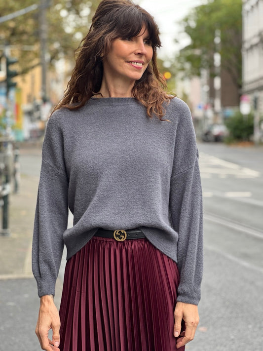 N°129 Pullover Babyalpaca Bündchen