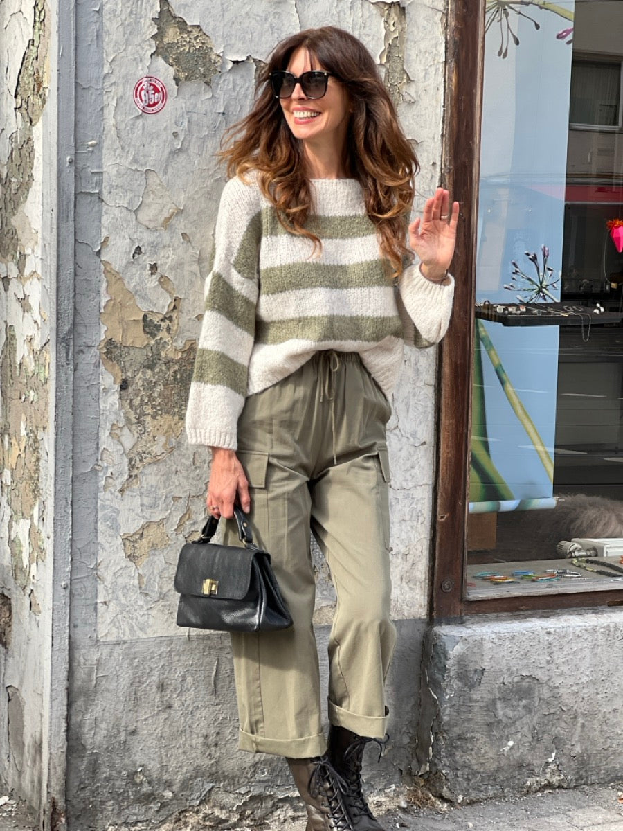 Herrlicher Pullover Leena Stripe