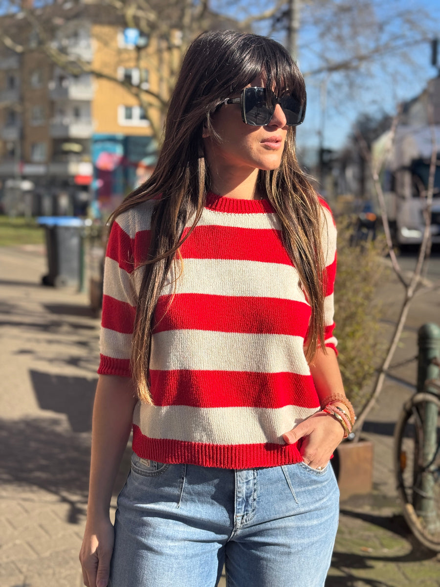 Herrlicher Pullover Yamie Striped