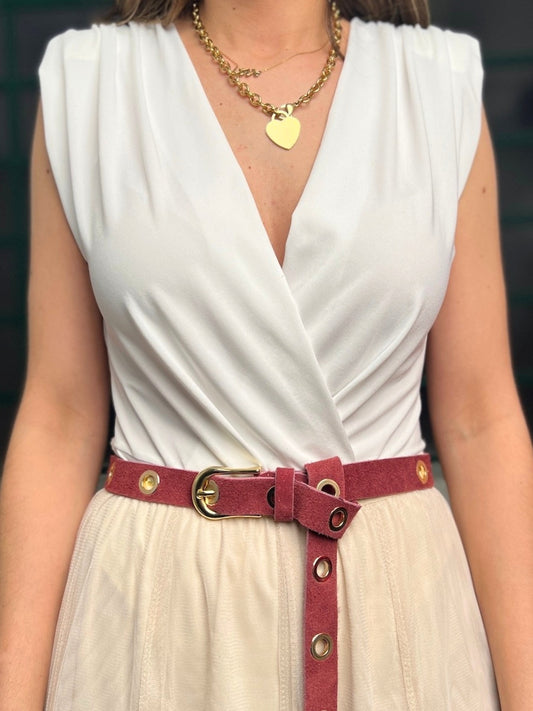 Gürtel Miano Suede Gold by N°129